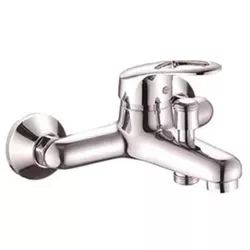 купить Смеситель для ванны Rossa 49107 MPN3029, cu pipa scurta, crom, Lina в Кишинёве 