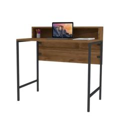 cumpără Masă de birou Trendy Uso Nuc, Negru (GTR001097) în Chișinău 