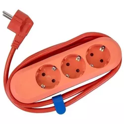 купить Удлинитель электрический BACHMANN 387.2703 smart 3xSchuko 1.5m h05vv-f 3g 1.50 nedem, roșu в Кишинёве 