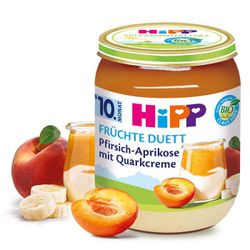 HIPP Piure caise-piersic cu crema de branza (7+ luni) 160 g