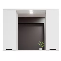 купить Зеркало для ванной Bayro Etna Duo 1000x750 белый мат в Кишинёве 