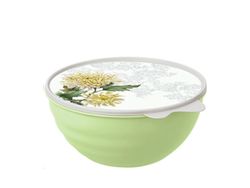Миска с крышкой Phibo 2.8l, 24.5cm, желтые цветы