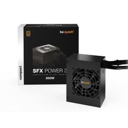 Power Supply SFX 300W be quiet! POWER 3, 80+ Bronze, Active PFC, Flat black cables, 80mm fan