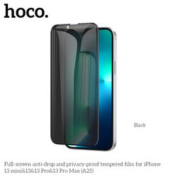 Hoco Full-screen anti-drop and privacy-proof tempered film for iP 13/13 Pro(A25)