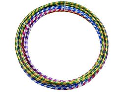 Обруч 65cm разноцветный пластиковый