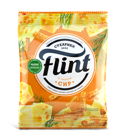 Сухарики Flint 70г со вкусом сыра
