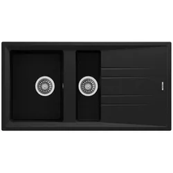 купить Мойка кухонная Teka Stone 60B TG 11/2B 1D tegranit Schwarzmetallic в Кишинёве 
