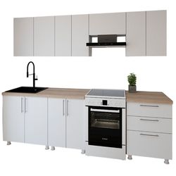 cumpără Mobilă pentru bucatarie Smartex (30067) K2 260сm Alb în Chișinău 