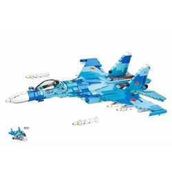 купить Конструктор Sluban B0985 Model Bricks Su-27 Fighter 2in1 в Кишинёве
