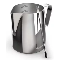 купить Питчер для молока Xavax 111280 Barista Milk Jug with Latte Art Pen, Stainless Steel 600ml в Кишинёве 