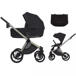 купить Детская коляска Riko Carucior 2in1 Cava 02 Coal в Кишинёве 