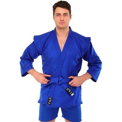 cumpără Îmbrăcăminte sport SUHS 13506 Kimono pt sambo din coton m.150cm, 500g/m2 CO-4676 blue în Chișinău 