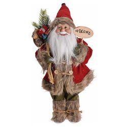 купить Новогодний декор Promstore 23352 Дед Мороз с рождественскими ветками 57cm в Кишинёве 