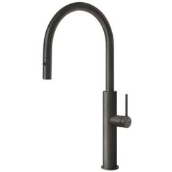 купить Смеситель кухонный Gessi 60022-707 Gessi 316 Black Metal Brushed PVD в Кишинёве 