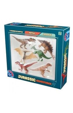 Игровой набор Jurassic Adventures - 6 фигурок динозавров, код 41220
