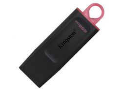 128GB USB3.2 Flash Drive Kingston DataTraveler Exodia (DTXM/128GB), Black-Red, Plastic, Slider Cap