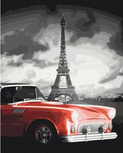 купить Картина по номерам BrushMe BS53716 40x50 сm (în cutie) Clasica franceză в Кишинёве 
