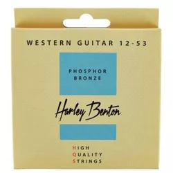 купить Струна для музыкального инструмента Harley Benton HQS WE 12-53 PB, corzi chitara acustica set в Кишинёве 