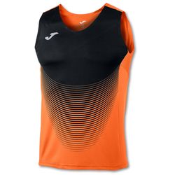 T-SHIRT ELITE VI ORANGE-BLACK SLEEVELESS