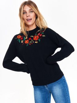 Pulover TOP SECRET Negru cu imprimeu SSW2443CA