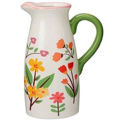 купить Ваза Promstore 56646 Floral, H20сm, D14cm, din ceramica в Кишинёве 