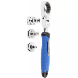 купить Ручной инструмент Hoegert Set clichet articulat cu adaptore (5 buc) HT1R395 в Кишинёве 