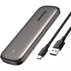 купить Накопители SSD внешние Ugreen 10903 SATA NGFF SSD USB 3.1 Gen 2 to B-Key 5Gbps, Silver в Кишинёве 