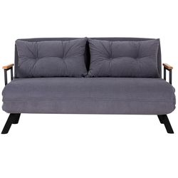 купить Диван Trendy Sando extensibila cu 2 locuri 78x78x133cm Gri в Кишинёве 