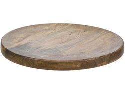 Tava de servire mango D30X2.5cm, natural