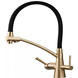купить Смеситель кухонный Fabiano 30 FB K с выходом фильтра, бронза в Кишинёве 