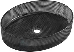 cumpără Lavoar SanDonna Vela Oval Negru în Chișinău 