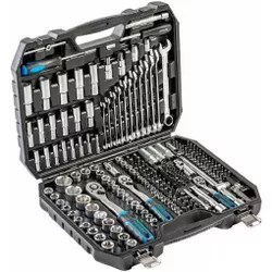 купить Набор ручных инструментов Hoegert Set de capete tubulare si accesorii 1/4, 3/8, 1/2 222buc HT1R244 в Кишинёве 