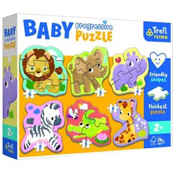 cumpără Puzzle Trefl 44002 Puzzle progressive Safari în Chișinău 