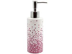 Dozator pentru sapun MSV Brest "puncte roz", ceramic