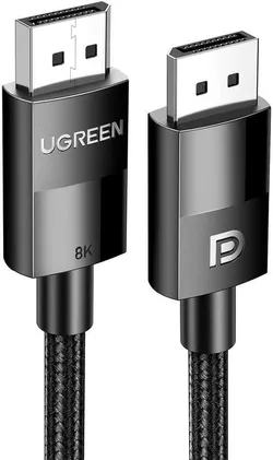 cumpără Cablu telefon mobil Ugreen 80391 Cable DisplayPort 1.4 to DisplayPort 1.4 8K 60Hz, 1.5m, Black, DP114 în Chișinău 