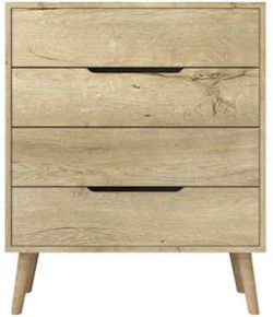 купить Комод Trendy Flora-Sapphire Oak, 78x95x45cm (GTR008148) в Кишинёве 