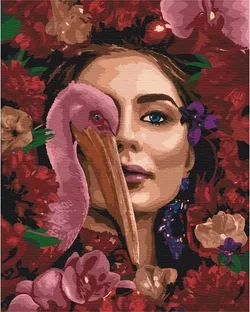 купить Картина по номерам BrushMe BS52712 40x50 сm (în cutie) Privirea junglei в Кишинёве 