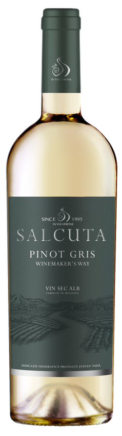 Вино Salcuta WW Pinot Gris, белое сухое, 0.75 Л