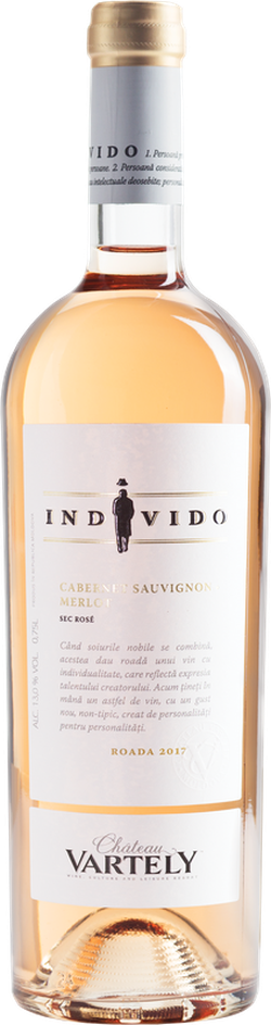 Vin Cabernet Sauvignon şi Merlot Château Vartely Individo, sec rose,  0.75 L