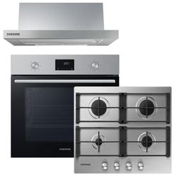 купить Духовой шкаф, варочная панель и вытяжка Samsung NV68A1110RS/WT + NA64H3010AS/WT + NK24M1030IS/UR в Кишинёве 