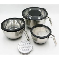купить Посуда походная miscellaneous 5899 Set boluri inox 3buc 1.0/2.5/4.5L (243-957) SIO в Кишинёве 