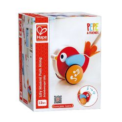 Hape Деревянная игрушка Каталка Птица