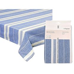 купить Домашний текстиль Tognana 57010 Fata de masa Antibes 140X240cm, albastru в Кишинёве 