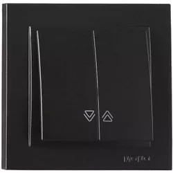 купить Выключатель электрический Mono Electric Выключатель 2кл. жалюзи графит Despina в Кишинёве 