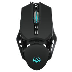 Gaming Mouse SVEN RX-G815, Optical, 500-8000 dpi, 6 buttons, Soft Touch, Backlight, Black, USB