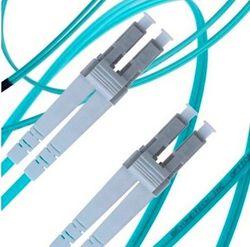 Fiber optic patch cords, Multimode OM4, LC-LC Duplex, 2M
