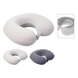 купить Подушка туристическая Promstore 55621 Perna pentru gat cu memorie, 32x30x10cm, poliester в Кишинёве 