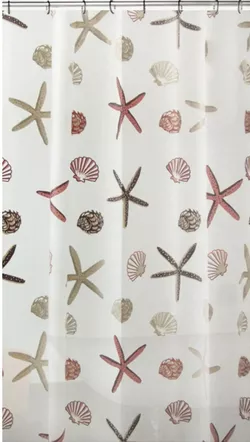 купить Занавеска для ванной Bisk 06027 STARFISH 180x200 в Кишинёве 