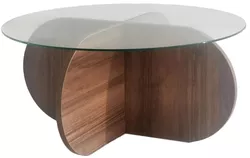 купить Журнальный столик Trendy Bubble, ореховый 75x35x75 см в Кишинёве 