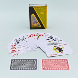 Игральные карты пластиковые (54 шт., 0.4 мм) Lucky Gold IG-0846 (3834)